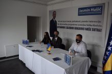 Nezavisni kandidat Jasmin Hušić, predstavnicima medija prezentirao svoj program
