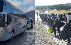 Autobusi došli po migrante u “Lipu”