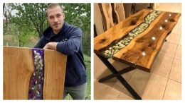 Kladuščanin Dženail Rekić izrađuje epoxy stolove za evropsko tržište
