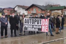 Kozarčani protestovali zbog autoputa Banja Luka – Prijedor: Neće proći ovuda