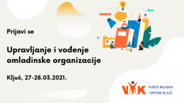 Poziv za učešće na treningu „Vođenje i upravljanje omladinskom organizacijom“