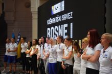 Košarkašice BiH na svečanom dočeku u Sarajevu: Snaga ove reprezentacije je zajedništvo