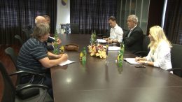 BIHAĆ: GRADONAČELNIK FAZLIĆ UGOSTIO DANAS MILANA DUNOVIĆA POTPREDSJEDNIKA FBIH