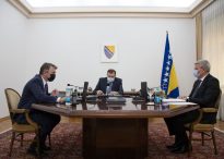 Sarajevo: Sastanak članova Predsjedništva BiH sa Palmerom i Eichhorst