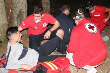 Volonteri Crvenog križa FBiH održali pokaznu vježbu spašavanja povrijeđenih u požaru