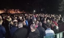 Rudari sinoć ponovo izašli na proteste