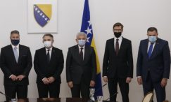 Članovi Predsjedništva BiH primili Marka Makoveca i Gabriela Escobara