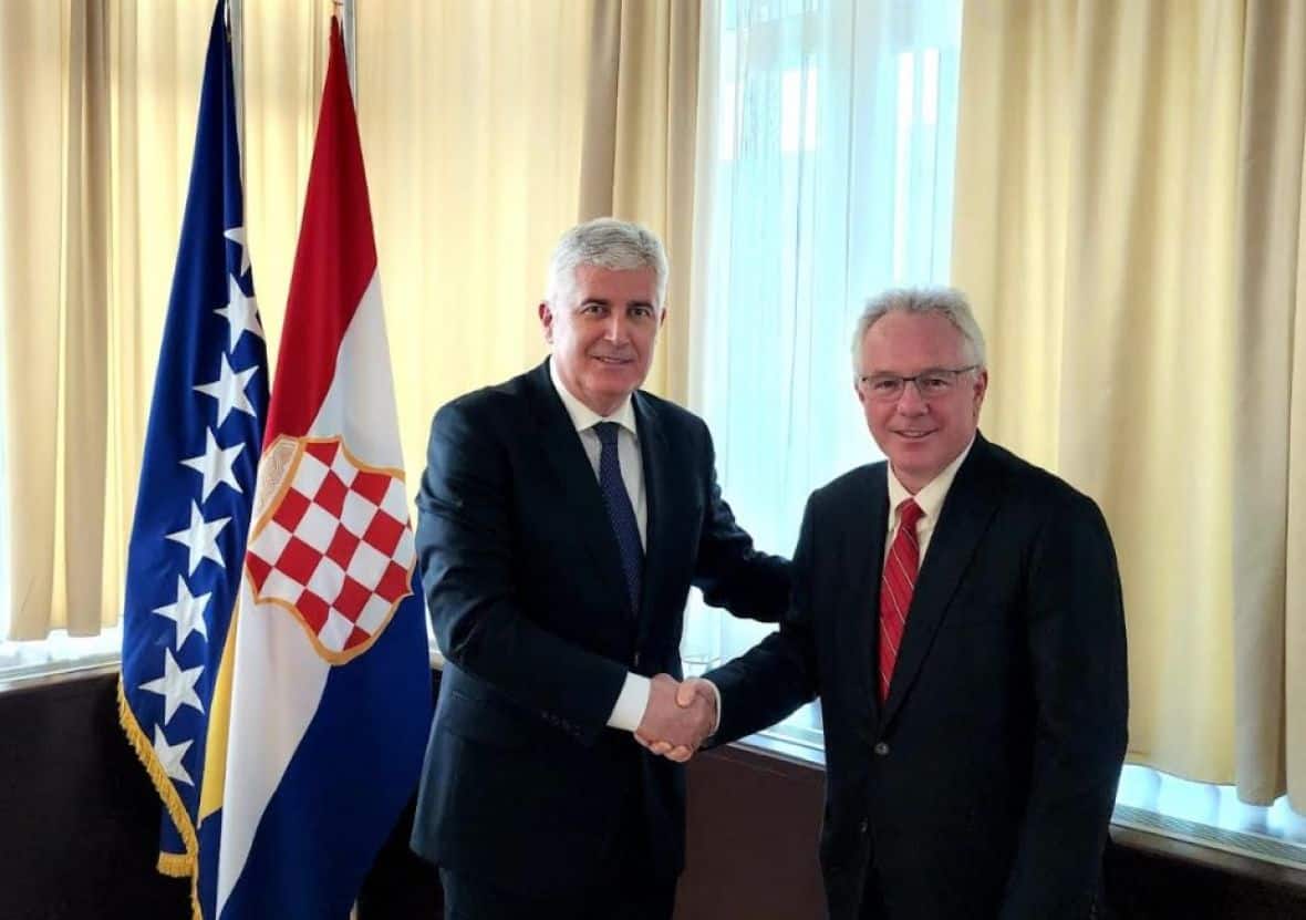 Čović razgovarao sa ambasadorom SAD i ponovio svoj stav o izborima u BiH