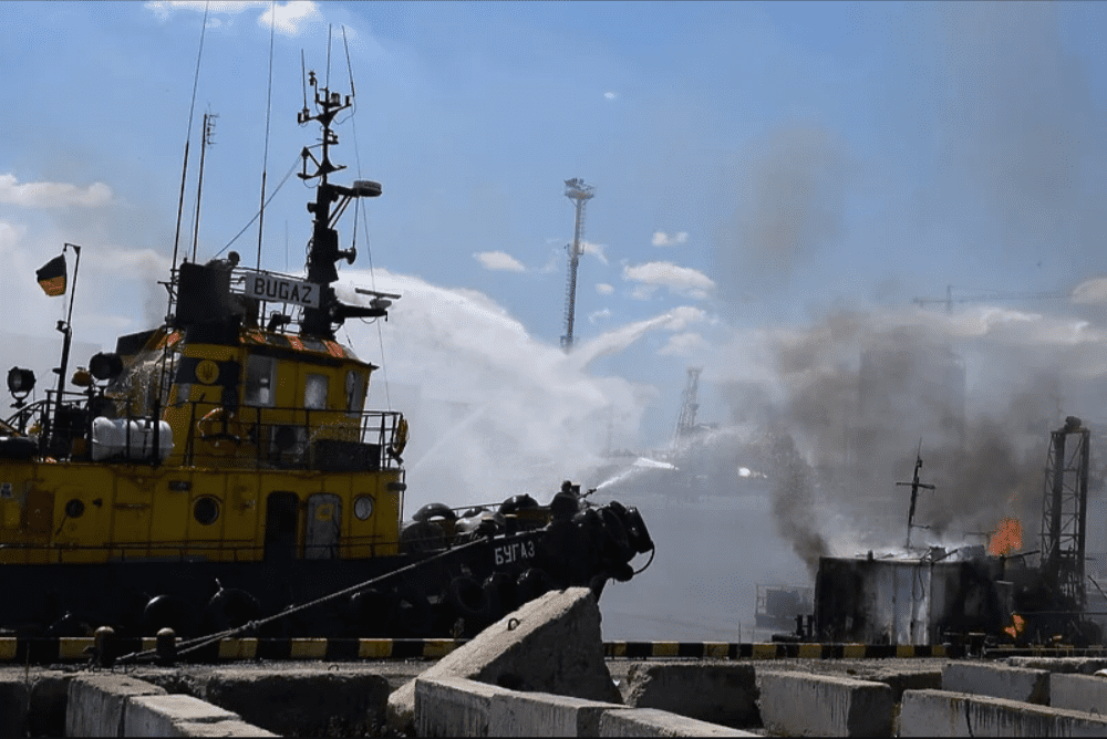 Rusija priznala da je izvela napade na luku u Odesi, tvrde da su ciljali vojna postrojenja