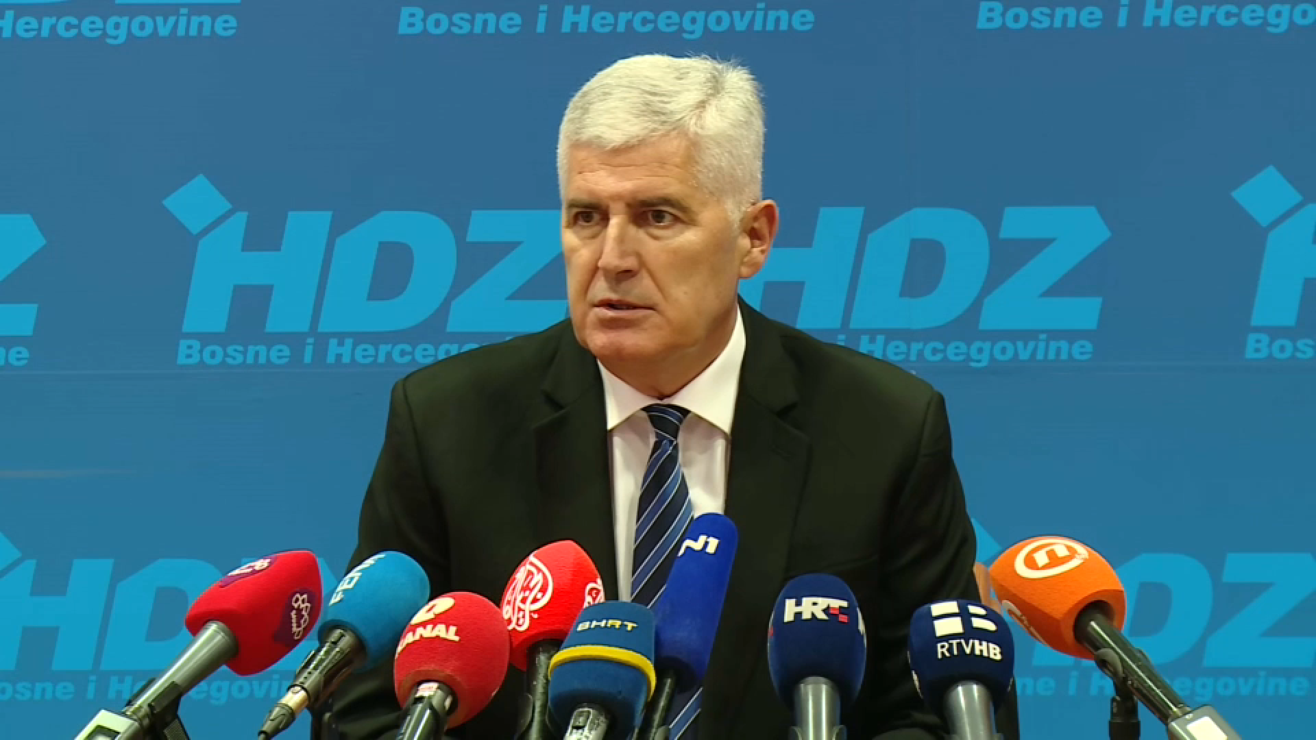 Čović: Osporit ćemo poziciju Komšića, ne želimo u koaliciju sa DF