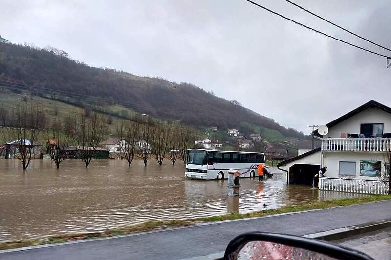Vanredno hidrološko stanje na području slivova rijeka Une i Save