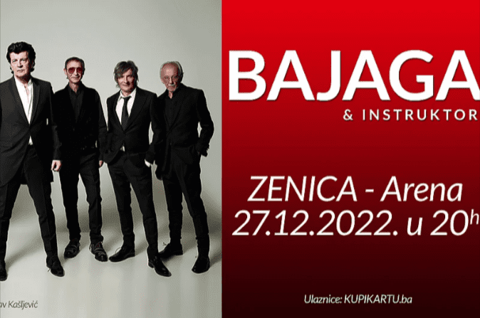 Bajaga & Instruktori ovog decembra u Areni u Zenici