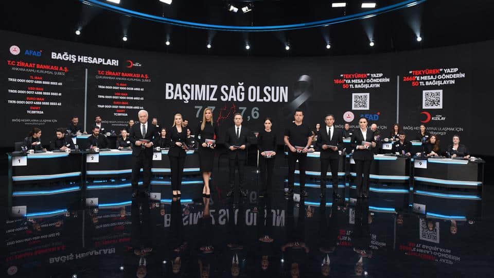 Turski mediji zajedničkom kampanjom prikupili 5,3 milijarde dolara za žrtve zemljotresa