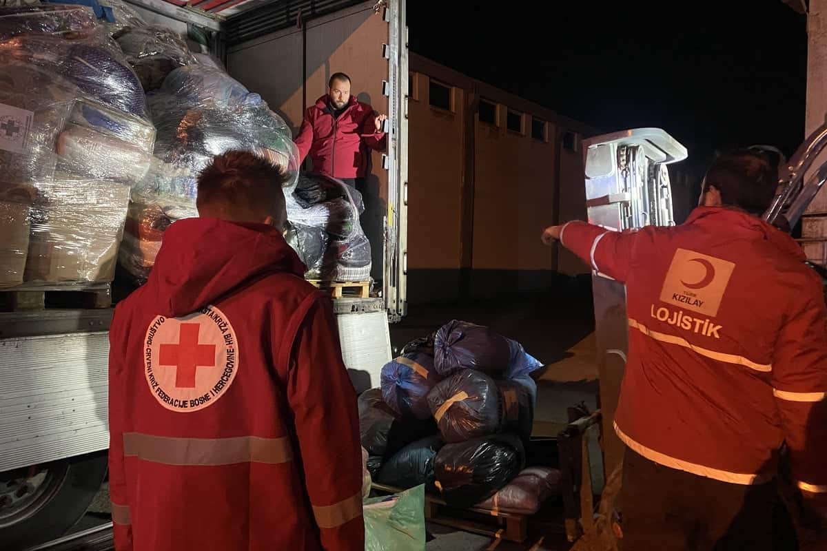 Konvoj pomoći Crvenog križa FBiH stigao u Tursku