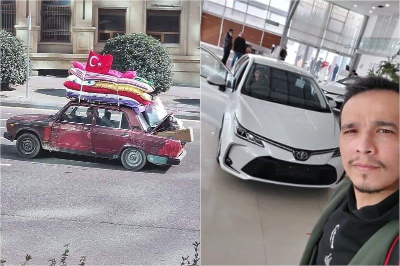 Azerbejdžanac koji je starim vozilom krenuo pomoći ljudima u Turskoj, sada dobio novi automobil