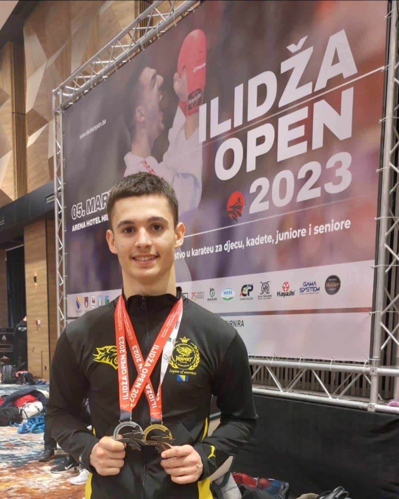 Tariku Salkiću zlato i srebro na Ilidža Openu 2023