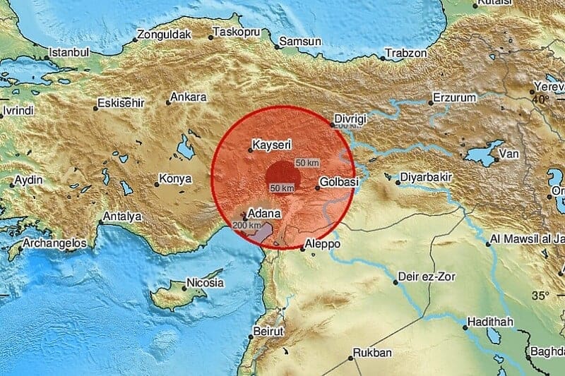 Novi snažan zemljotres danas pogodio centralnu Tursku