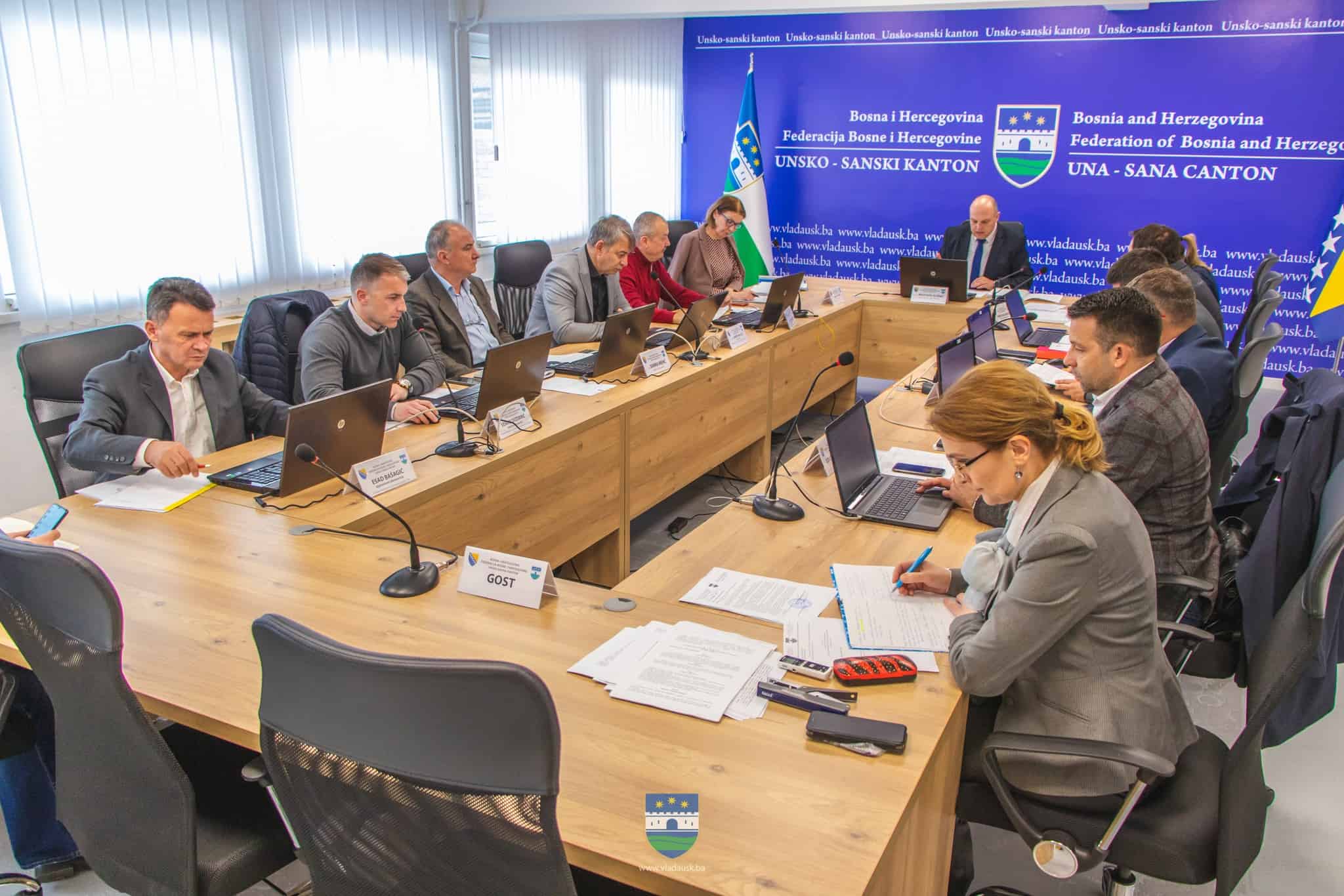 Održana sjednica Vlade USK, utvrđen prijedlog budžeta