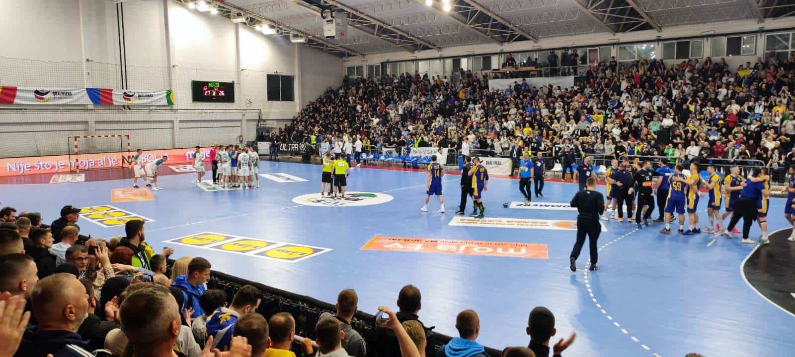 Rukometaši BiH u Cazinu pobijedili Sloveniju i izvjesno otišli na Evropsko prvenstvo!