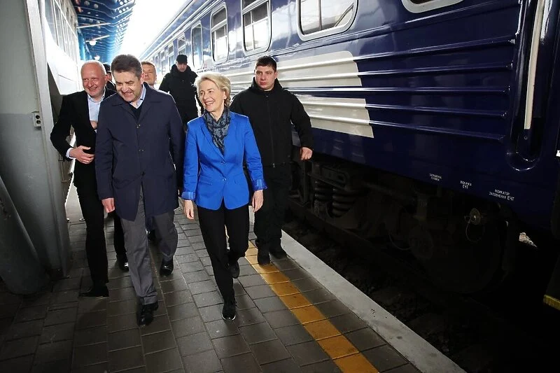 Na Dan pobjede predsjednica Evropske komisije doputovala u Kijev