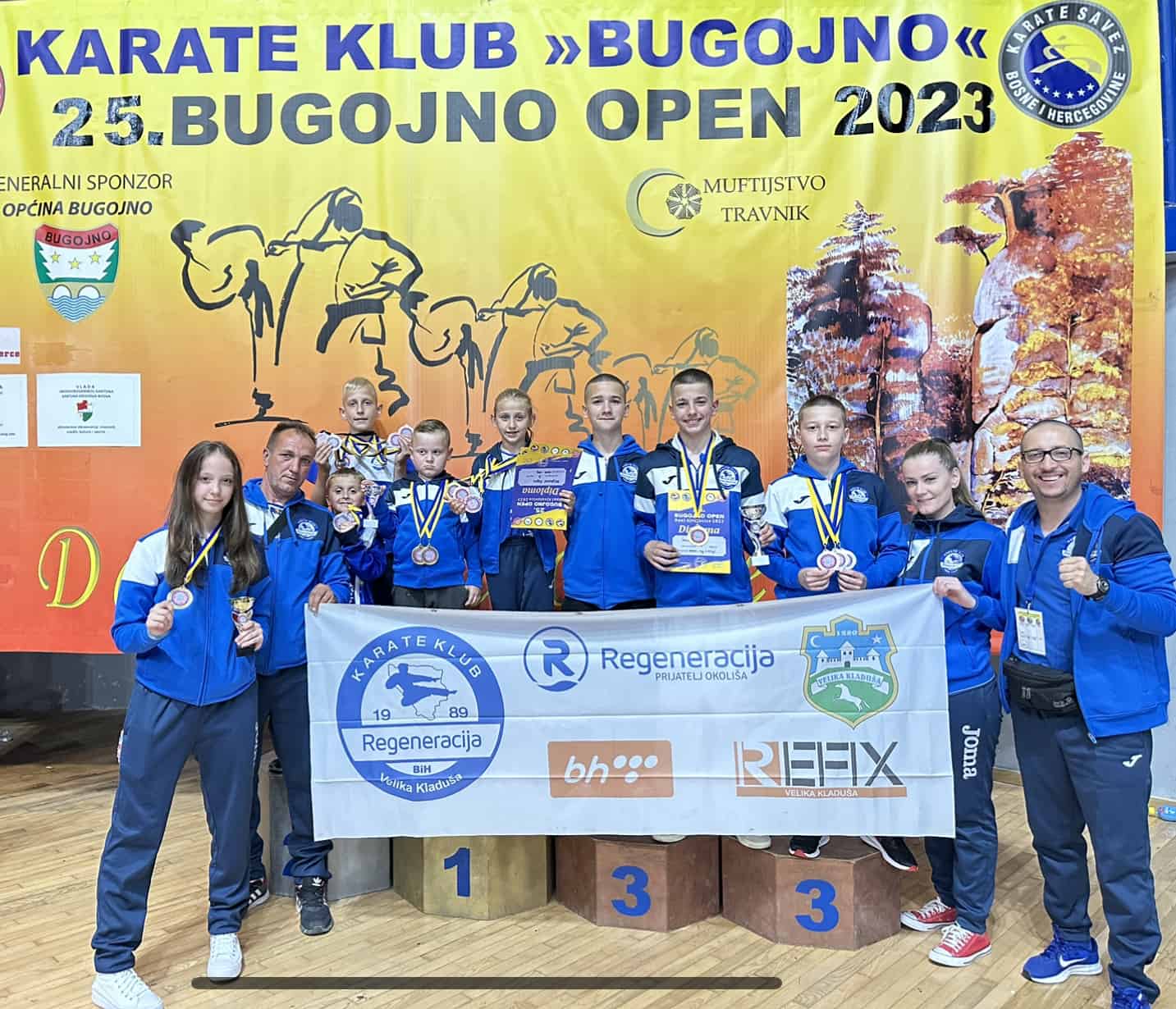 15 medalja za KK „Regeneracija“ na turniru „25. Bugojno Open 2023“