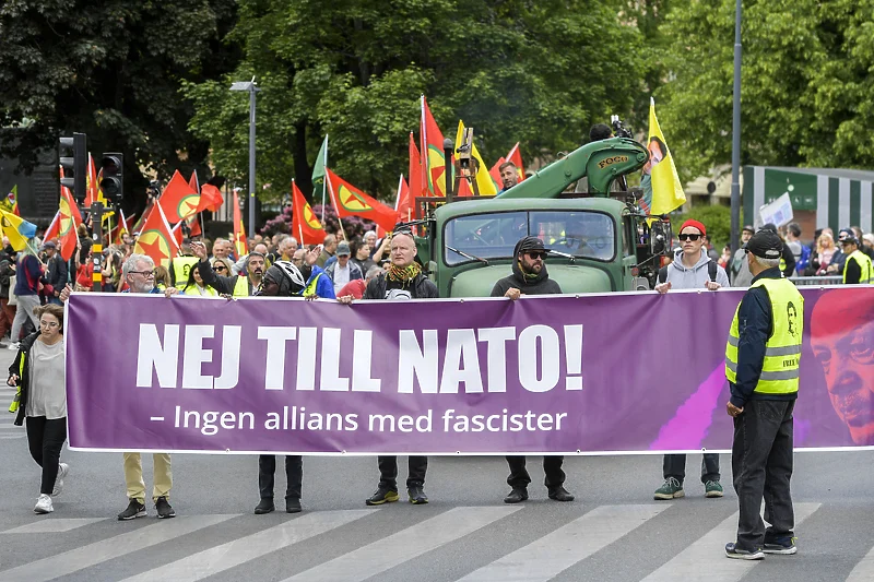 Nekoliko stotina građana izašlo na proteste u Švedskoj, protiv su ulaska zemlje u NATO
