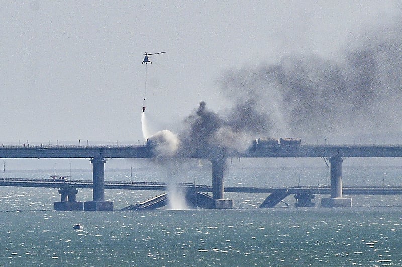 Rusija pokrenula odmazdu zbog rušenja Krimskog mosta: Napadnuti jug i istok Ukrajine