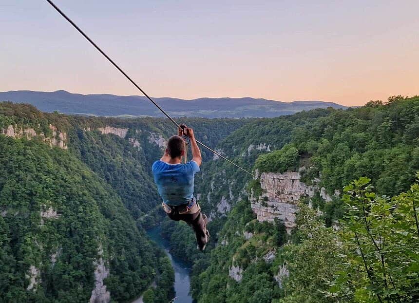 Turistička atrakcija i avantura: “Zip Line” iznad kanjona Une u Bosanskoj Krupi