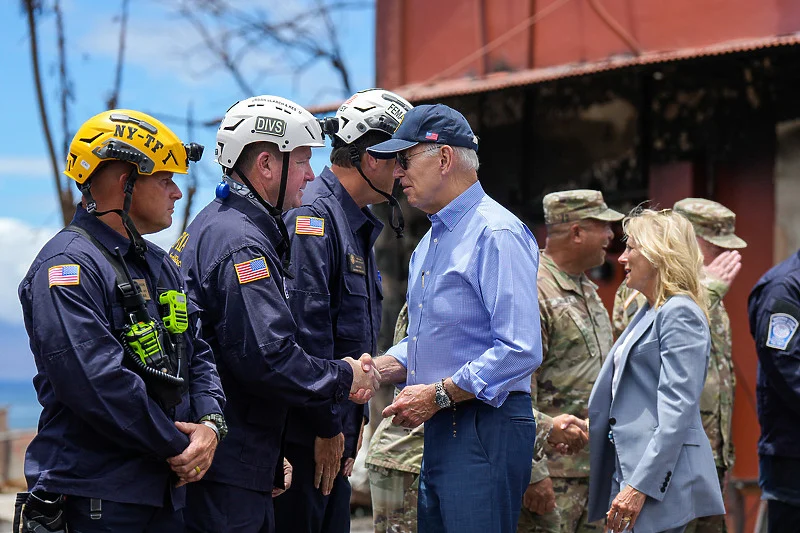Biden posjetio Havaje 13 dana nakon razornog požara koji je odnio stotine života