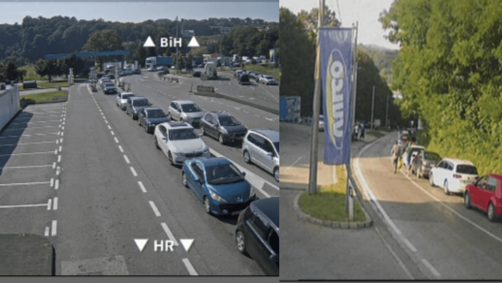 Duge kolone vozila na graničnim prelazima Velika Kladuša, Izačić i Gradiška
