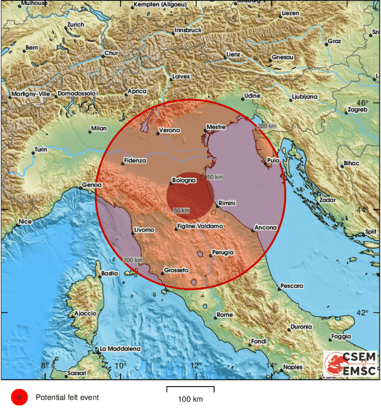 Jak zemljotres pogodio Italiju