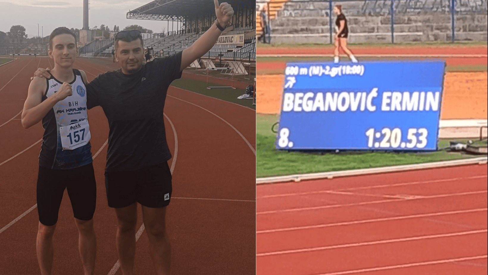 Ermin Beganović postavio novi rekord BiH na mitingu u Karlovcu