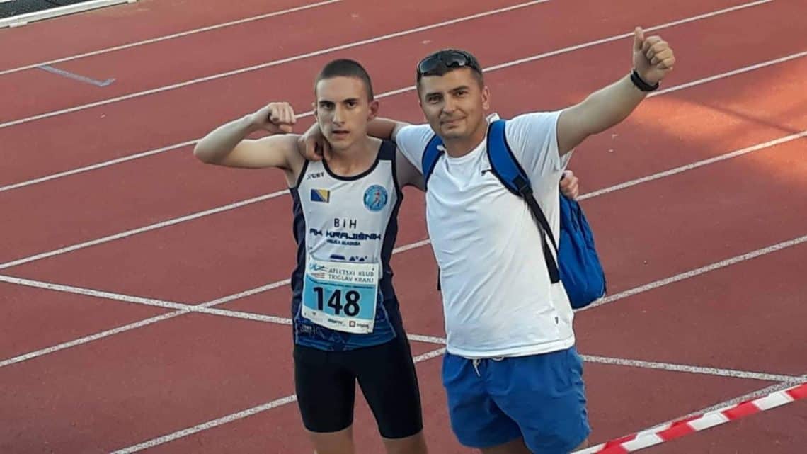 Kladuščanin Ermin Beganović osvojio odlično četvrto mjesto na atletskom prvenstvu Balkana