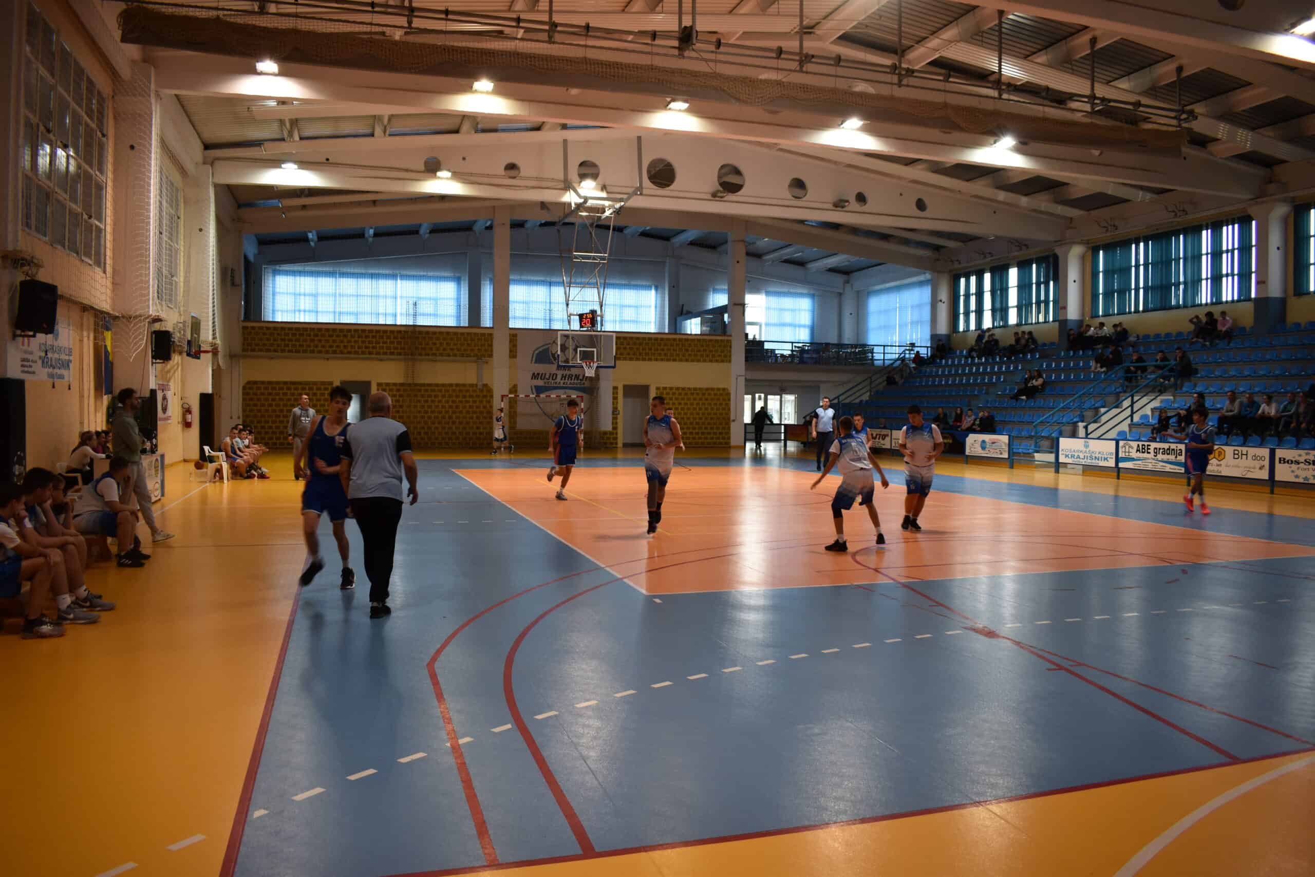 Pobjeda kadeta i poraz pionira Krajišnika u prvom kolu Kantonalne košarkaške lige