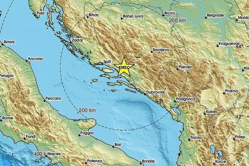 Jak zemljotres zatresao Hercegovinu, epicentar blizu Gruda