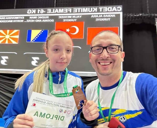 Iman Ružnić osvojila dvije medalje na Balkanskom karate prvenstvu