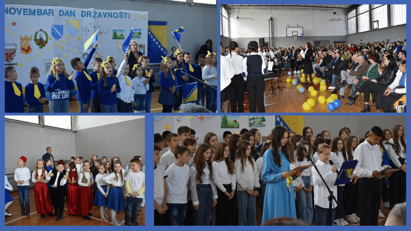Kladuški osnovci i srednjoškolci svečano obilježili Dan državnosti BiH