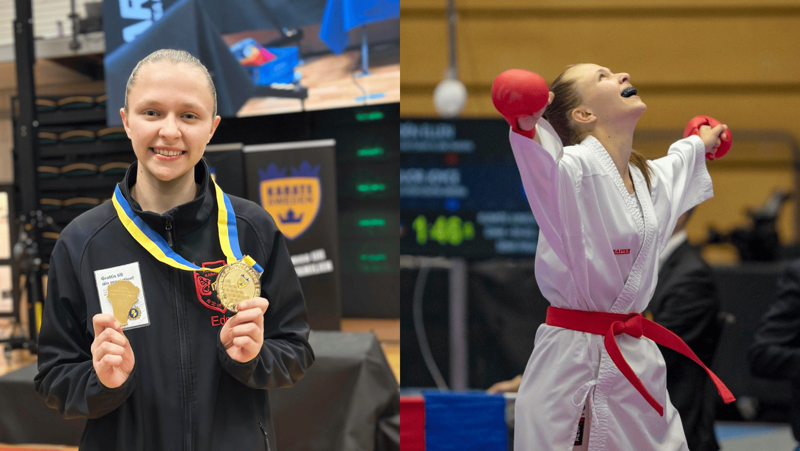 Kladuščanka Edna Džebić po drugi put prvakinja Švedske u karateu