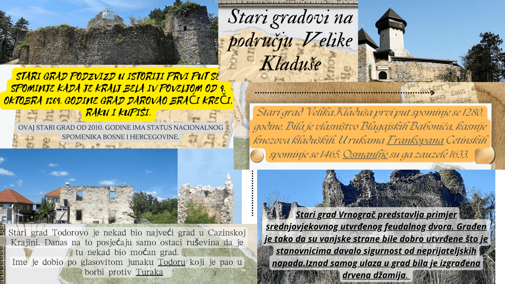 Stari gradovi na području Velike Kladuše
