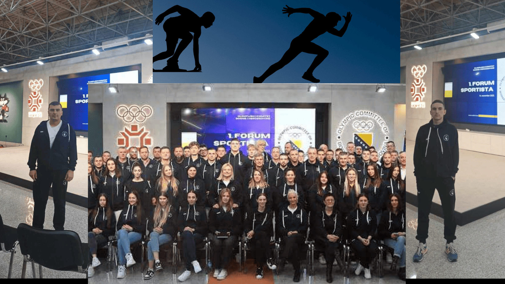 Ermin Beganović i Velmir Zahirović učestvovali na   Prvom forumu sportista OK BiH