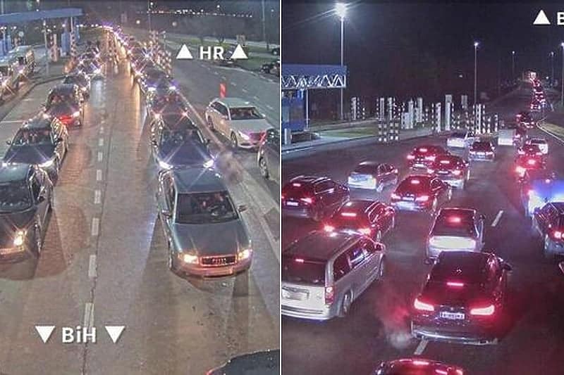 Nepregledne kolone vozila na bh. granicama, na ulazak u BiH se čeka satima