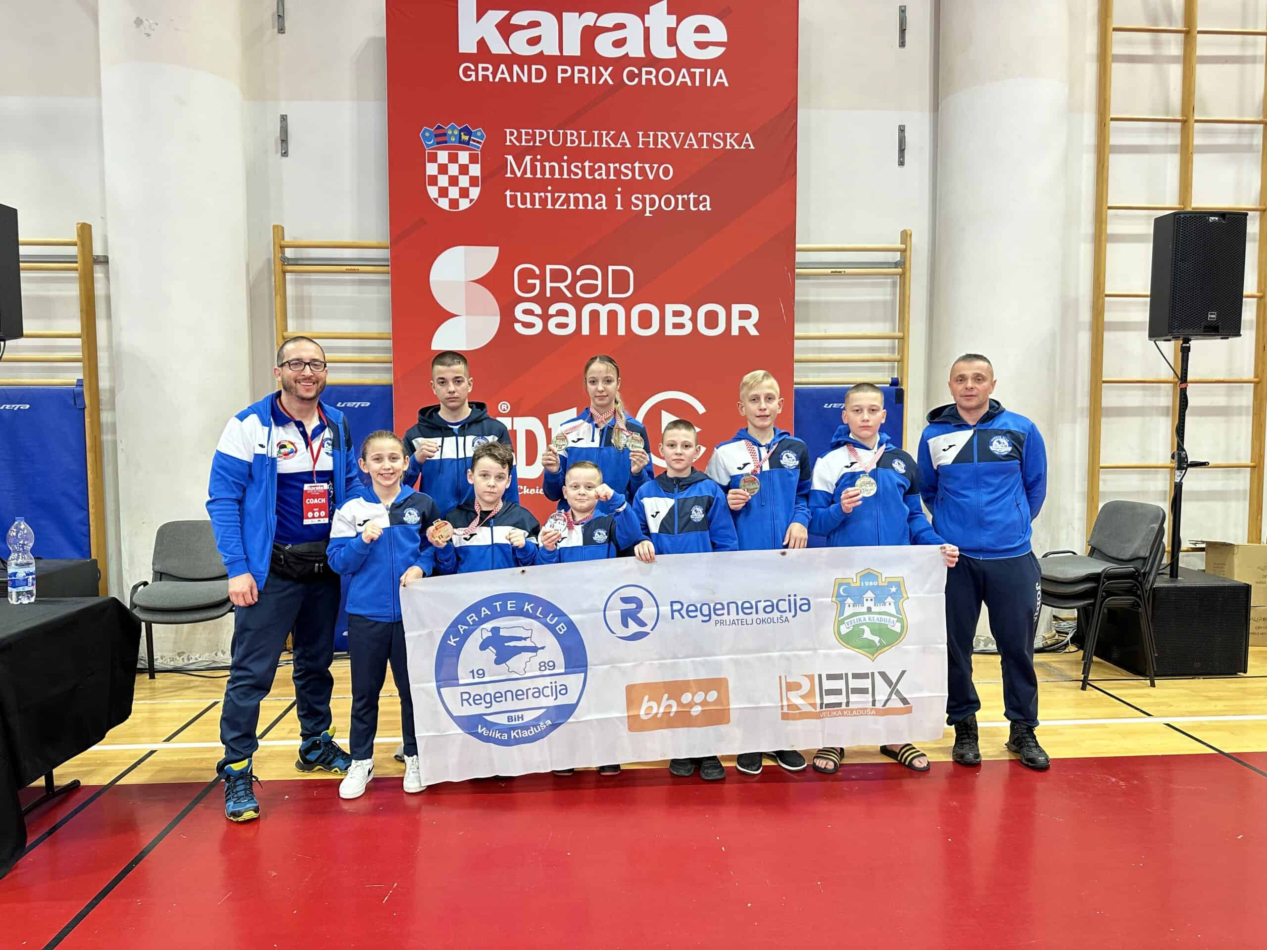 Nove medalje za karataše Regeneracije na 32. GRAND PRIX Croatia