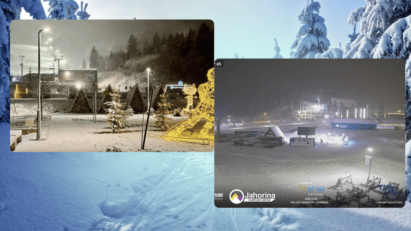Zimska idila na Bjelašnici, Jahorini i Vlašiću: Pada snijeg i stiže hladno vrijeme