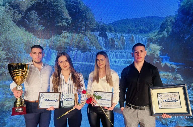 Ajla Vojić, Šejla Oraščanin, Hassan Selimović i Almir Mujagić su dobitnici priznanja na izboru sportista grada Bihaća za 2023. godinu