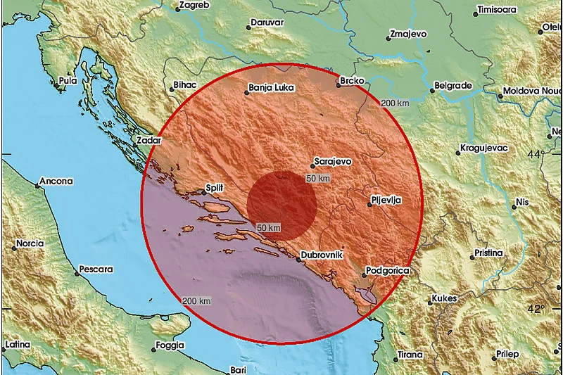 Novi zemljotres zatresao Hrvatsku i BiH