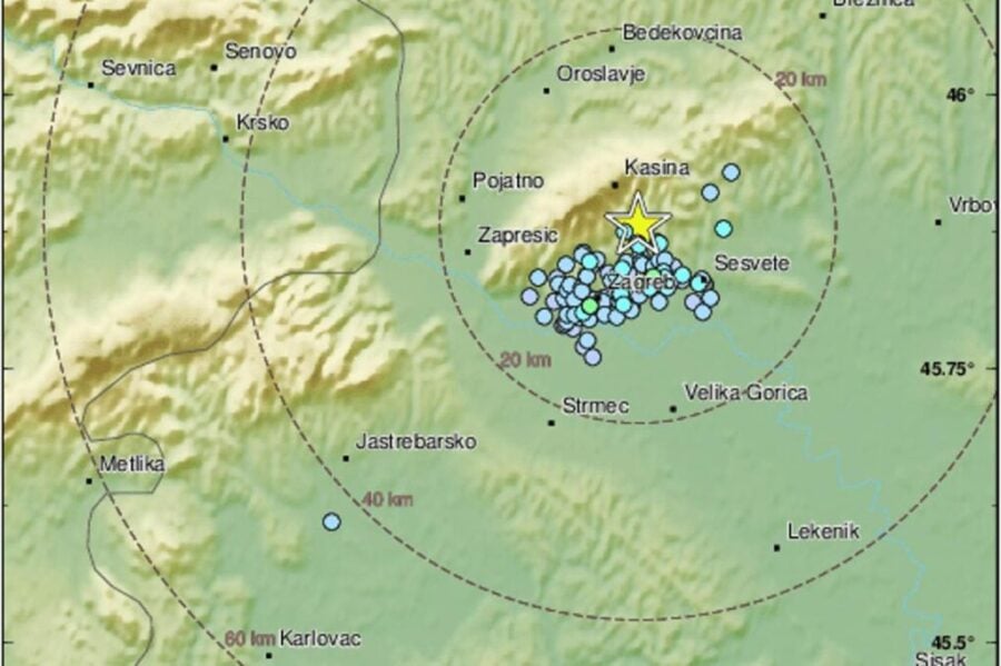 Dva potresa probudila Zagrepčane, oglasila se Seizmološka služba