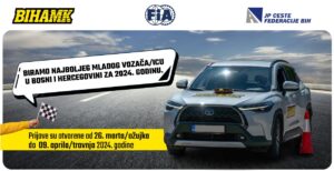 BIHAMK organizuje državno takmičenje „Najbolji mladi vozač“ u BiH