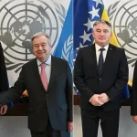 Guterres s Bećirovićem i Komšićem u sjedištu UN-a: Negiranje genocida je neprihvatljivo