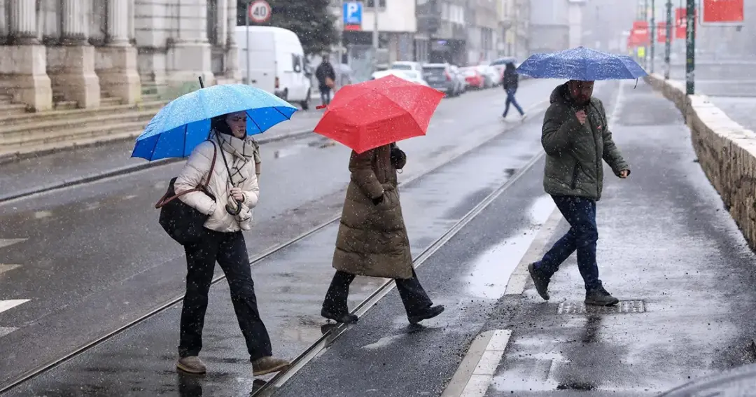 U BiH danas kiša i snijeg: Evo kada se očekuje prestanak padavina