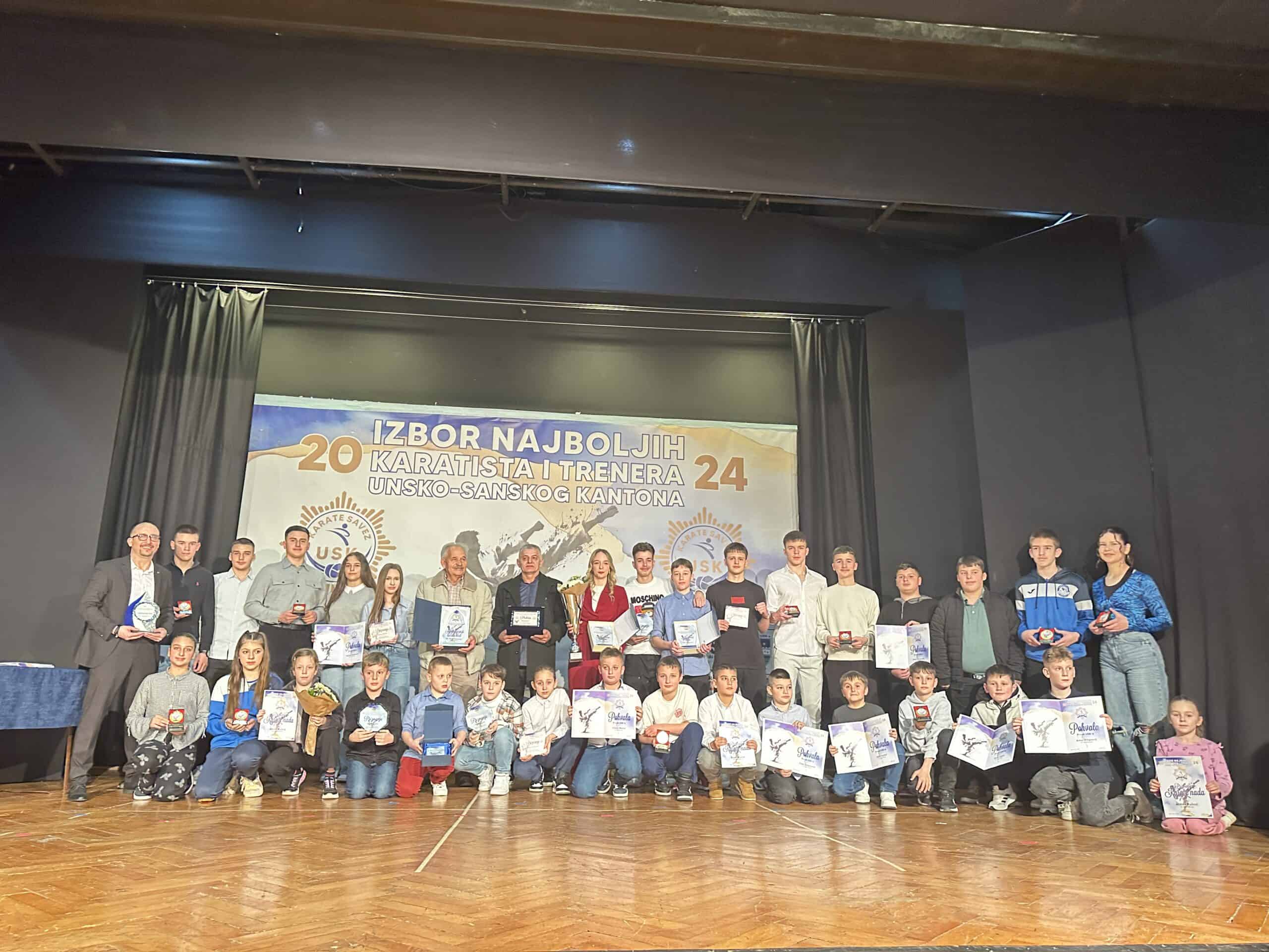 USK: Proglašeni najuspješniji karatisti i treneri u 2024. godini